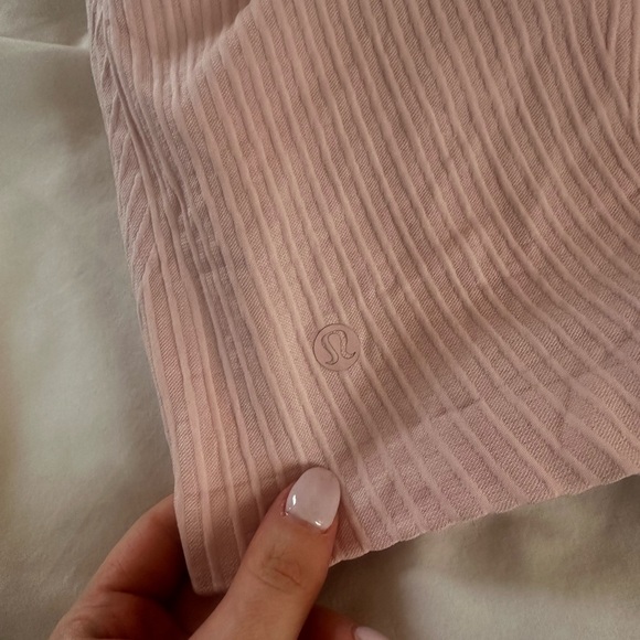 Lululemon Pink Ribbed Tank - Picture 3 of 3